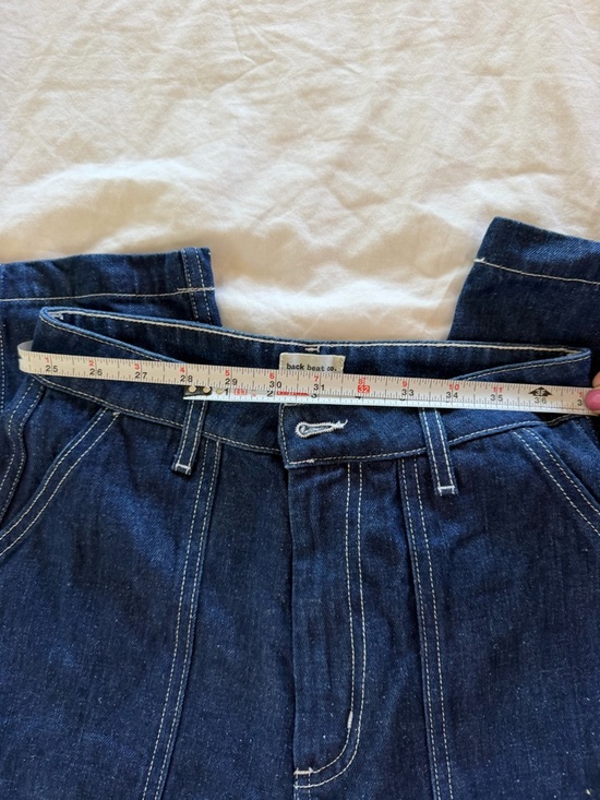 Back Beat Co. Relaxed Indigo  Utility Work Jeans size 6 - Picture 12 of 15